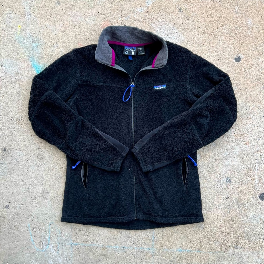 Womens vintage 90s Patagonia Fleece jacket deep pile regulator polartec zipper - Picture 2 of 6